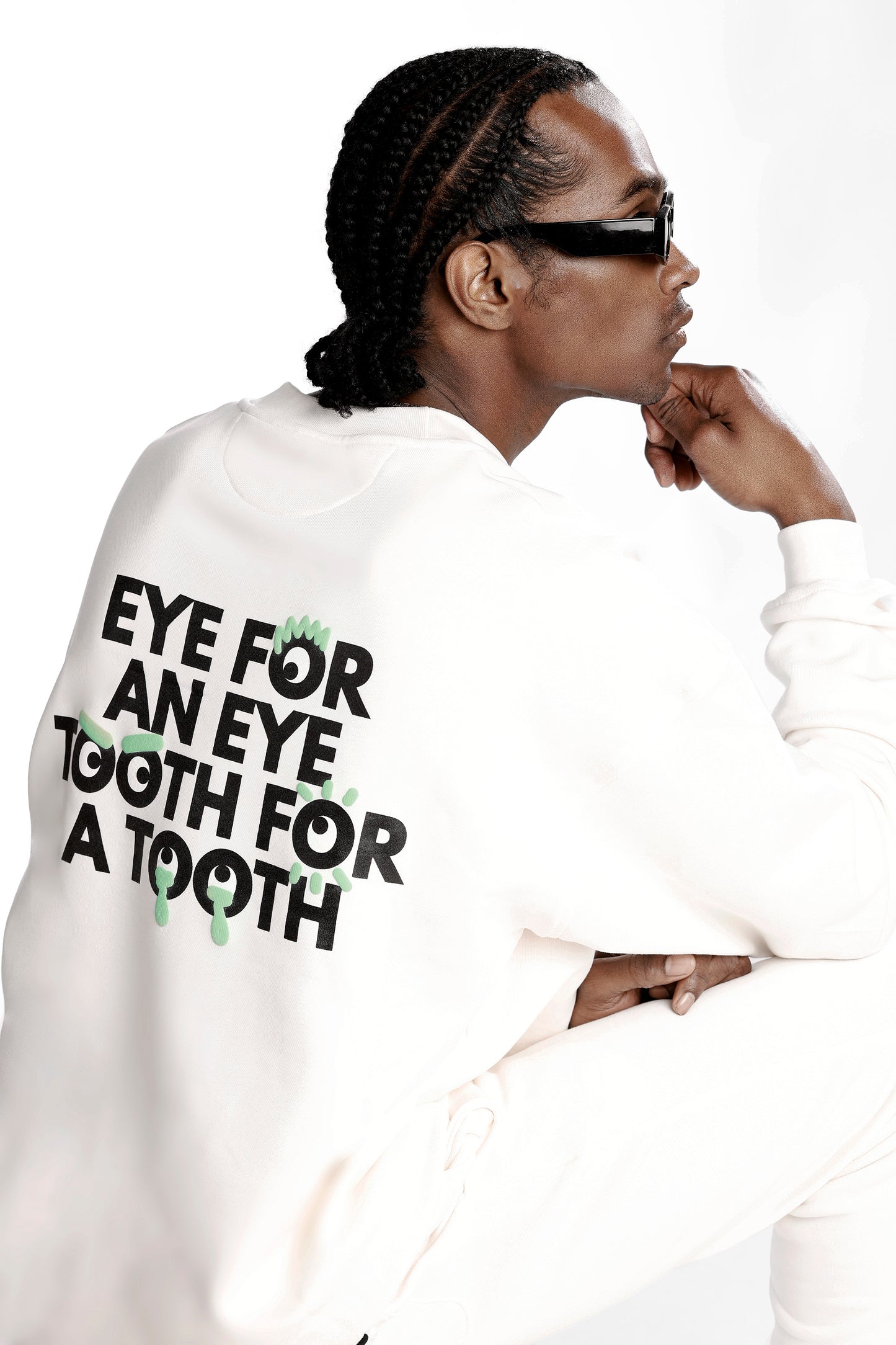 "Eye For An Eye Tooth For A Tooth" Sweater